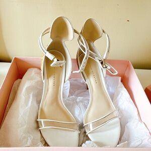 Sophia Webster White Strappy Heels